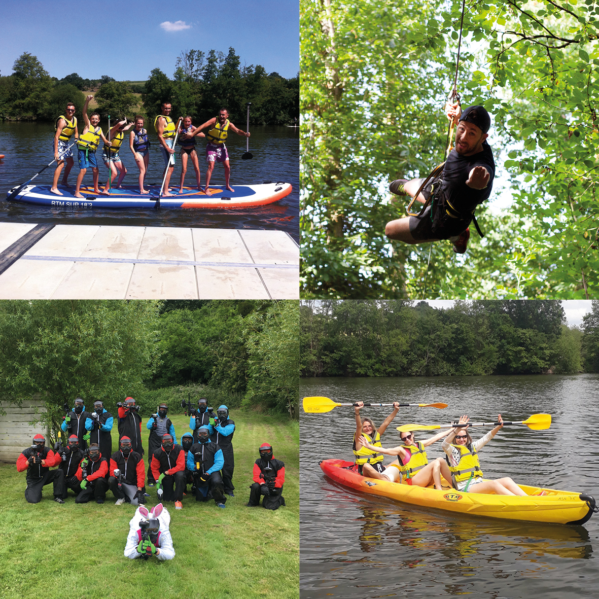 activités anjou sport nature 4 images