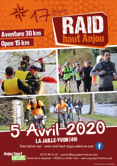 Affiche raid haut anjou 2020