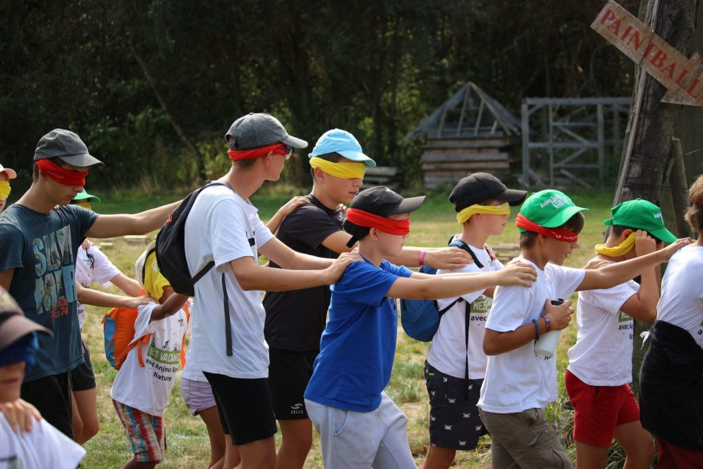 Vacances de juillet, pour les ados de 11 à 16 ans, activité sportive en pleine nature en maine-et-loire