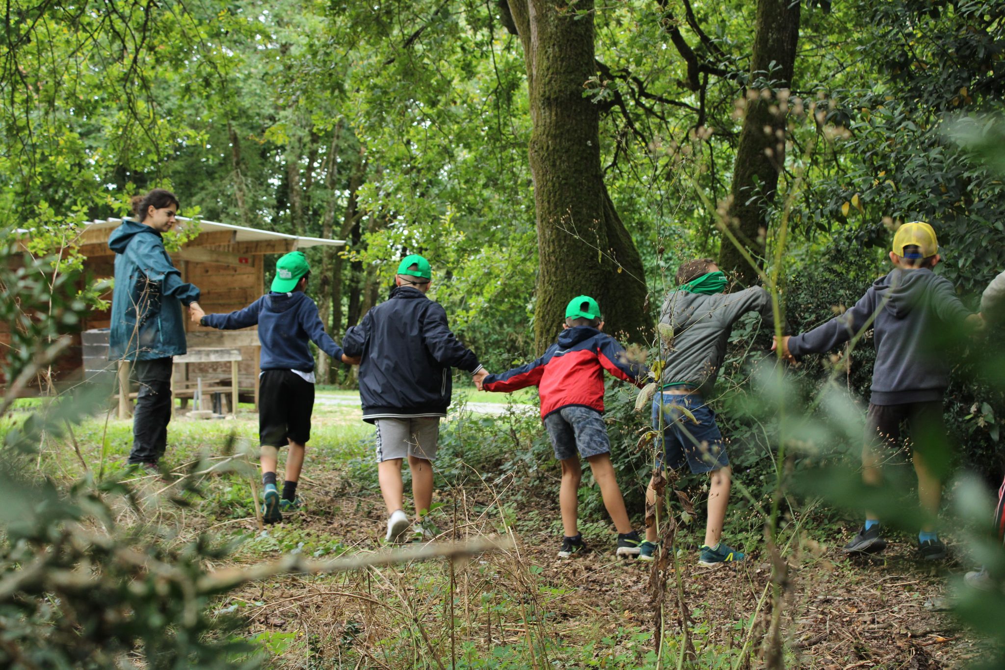 activité en pleine nature animation en forêt pour les enfants de 6 à 10 ans e maine-et-loire à la jaille-yvon