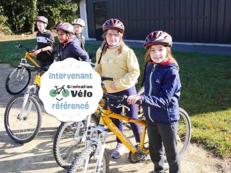 Anjou Sport Nature – Groupe Scolaire – séjour pédagogique savoir rouler à vélo 53 maine-et-loire