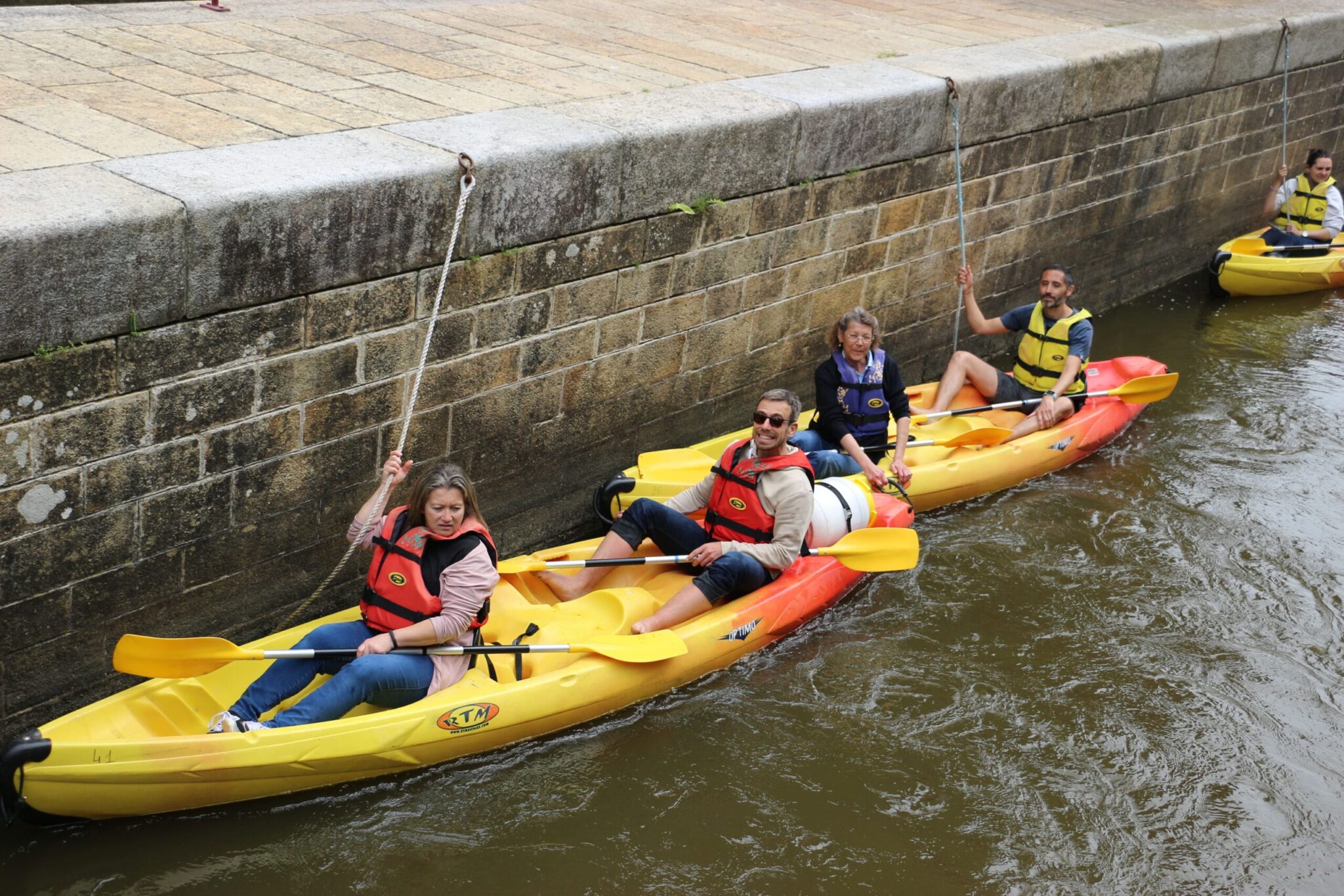 anjou sport nature groupe d'entreprise rando kayak