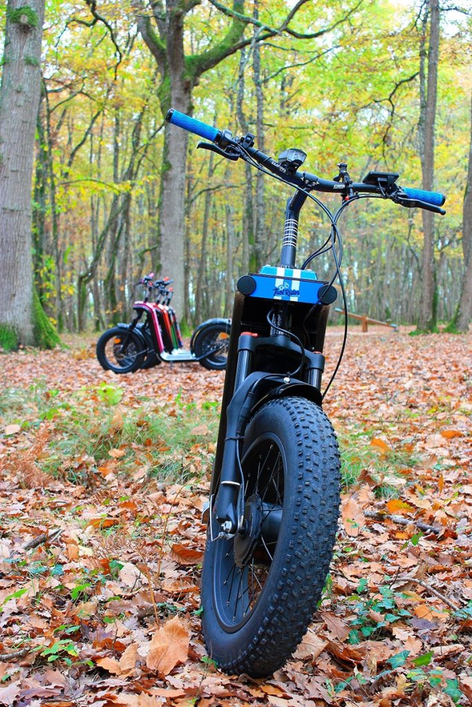 Trottinette électrique tout terrain location en Mayenne 53 et Angers 49